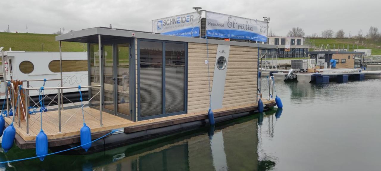 Mobiles Hausboot El'Milia 호텔 Braunsbedra 외부 사진